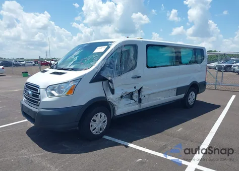 2018 Ford Transit Xlt z USA, uszkodzony, nr VIN 1FBZX2ZMXJKA84746